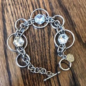 WHBM, NWT, Silver Rhinestone bracelet